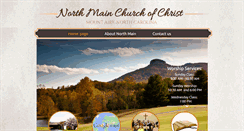 Desktop Screenshot of northmainchurch.com